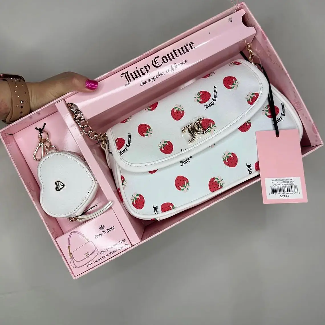 Set Juicy Couture Blanco Fresa 🍓  2