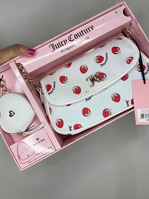 Set Juicy Couture Blanco Fresa 🍓 
