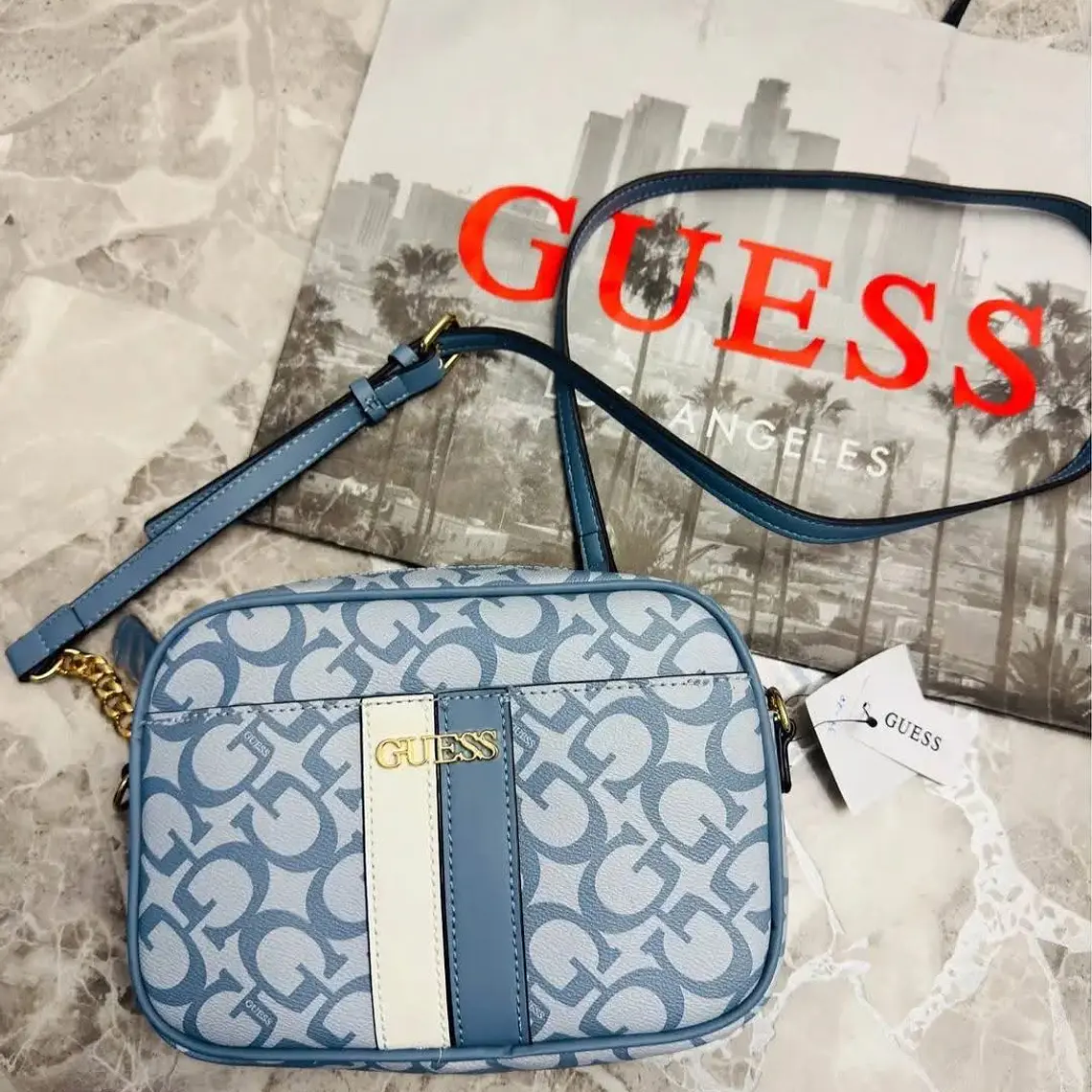 Crossbody Guess celeste 1