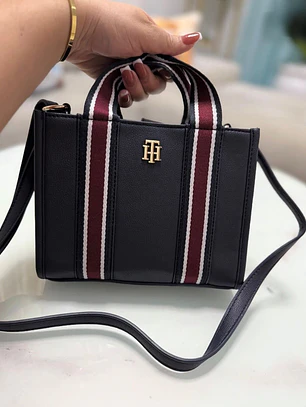Mini tote Tommy Hilfiger Azul