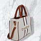 Mini tote Bebe Blanco con café  - Miniatura 1
