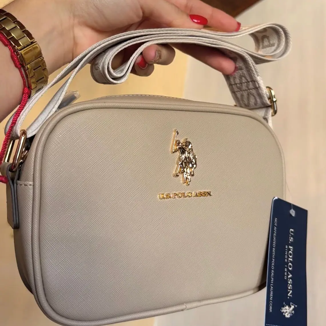 Crossbody Polo Nude  1