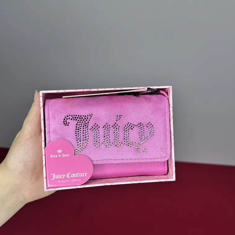 Billetera Juicy Couture Fucsia Gamuza 1