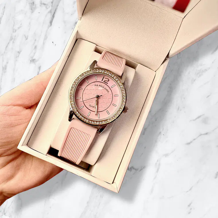 Reloj Polo Rosado  2