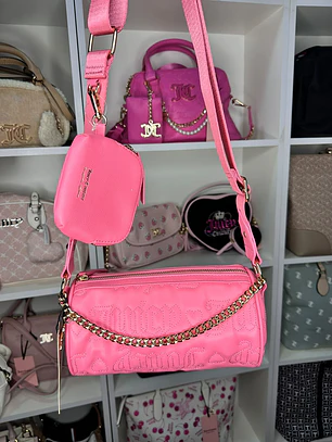 Crossbody Tubito Juicy Couture Rosa