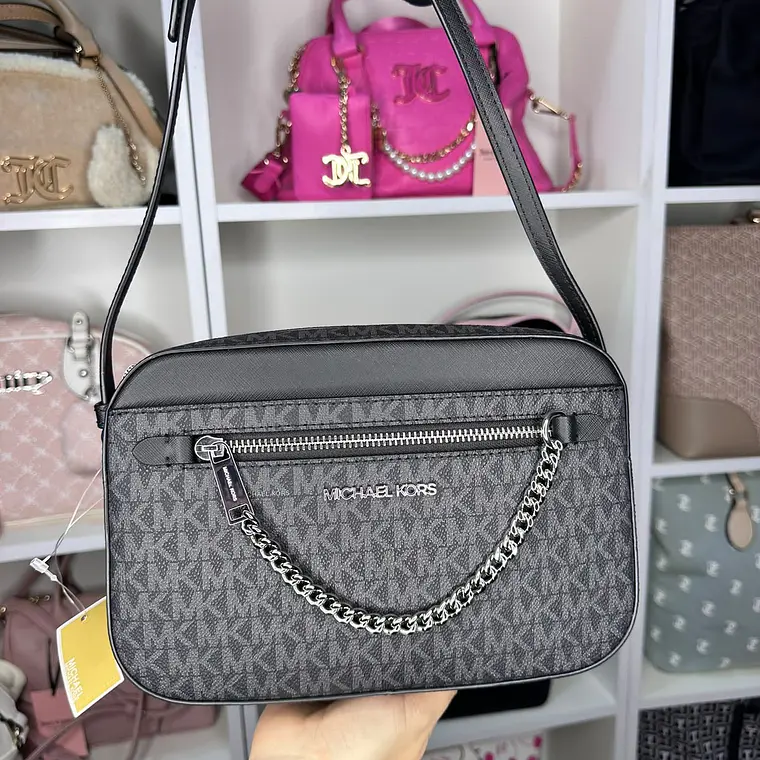 Crossbody Michael Kors Negro Cadena  1
