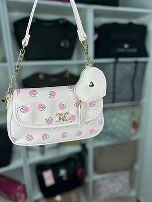 Cartera de hombro Juicy Couture Rosa Fresa 