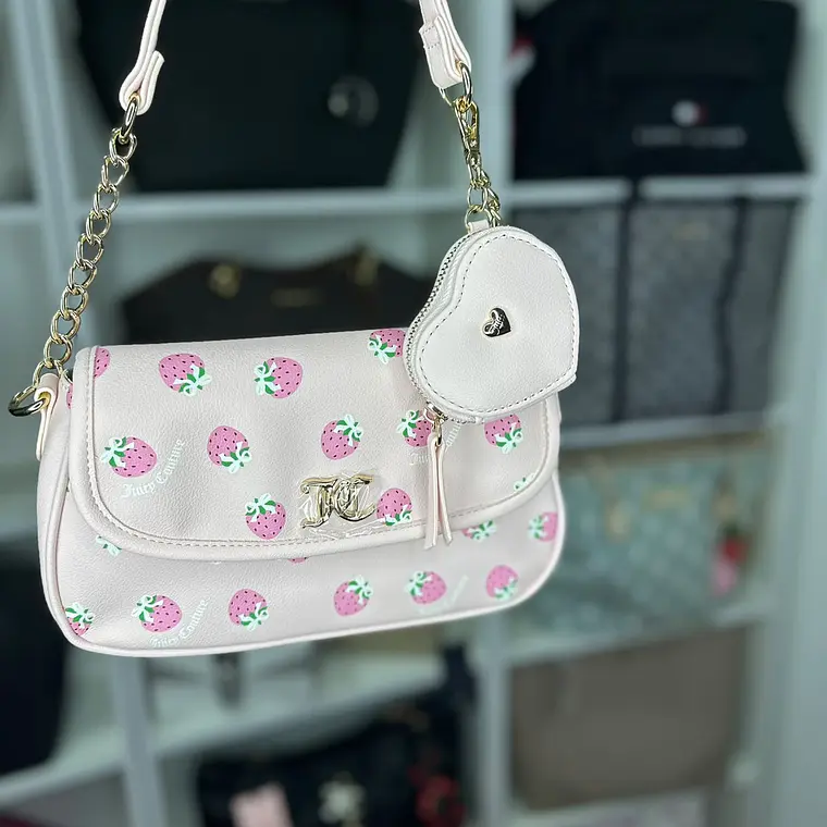 Cartera de hombro Juicy Couture Rosa Fresa  1