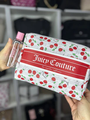 Cosmetiquero Juicy Couture Blanco Cereza 