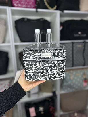 Cosmetiquero Bebe negro con blanco 
