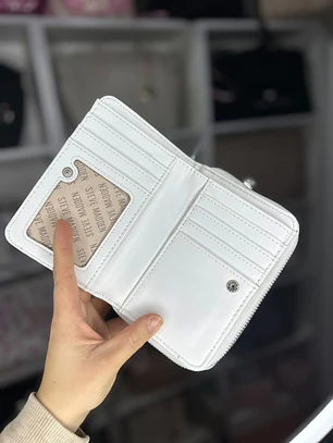 Billetera Steve Madden Blanca 