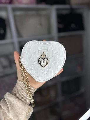 Monedero Corazón Juicy Couture Blanco 