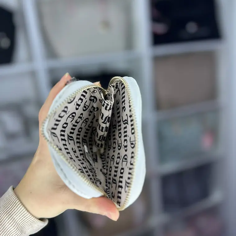 Monedero Corazón Juicy Couture Blanco  2