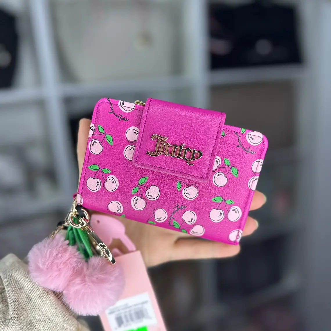 Tarjetero Juicy Couture Guinda  1