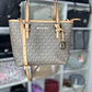 Mini tote Michael Kors marrón  - Miniatura 1
