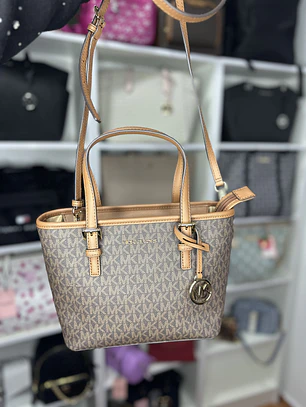 Mini tote Michael Kors marrón 