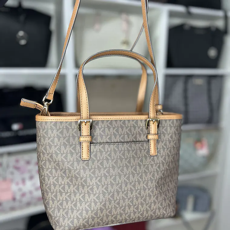 Mini tote Michael Kors marrón  3