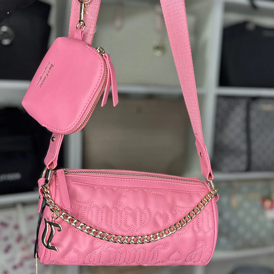 Crossbody Tubito Juicy Couture Rosa  1
