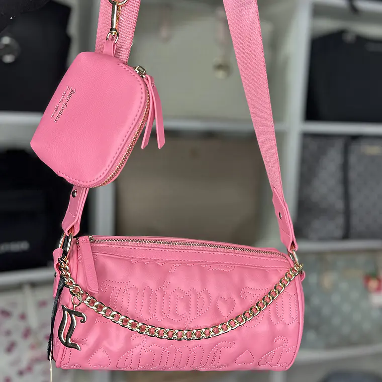 Crossbody Tubito Juicy Couture Rosa  1
