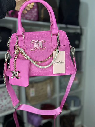 Crossbody Juicy Couture mediano Fucsia 
