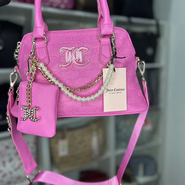 Crossbody Juicy Couture mediano Fucsia  1