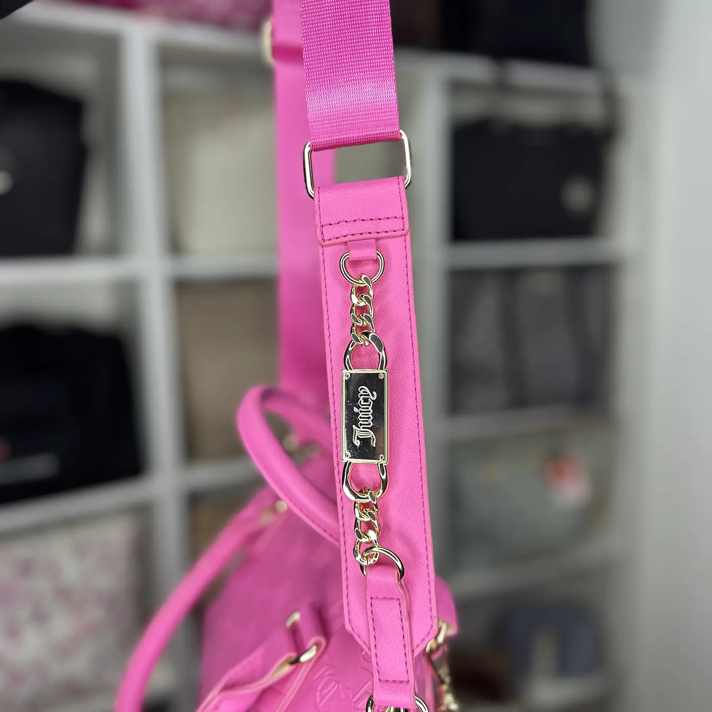Crossbody Juicy Couture mediano Fucsia  2