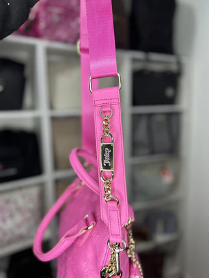 Crossbody Juicy Couture mediano Fucsia 
