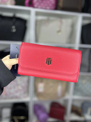 Billetera Tommy Hilfiger Roja 