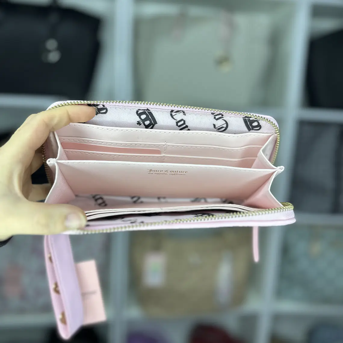 Billetera grande Juicy Couture Rosa  3