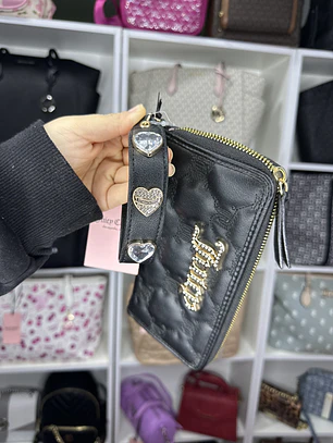 Billetera Grande Juicy Couture Negra 