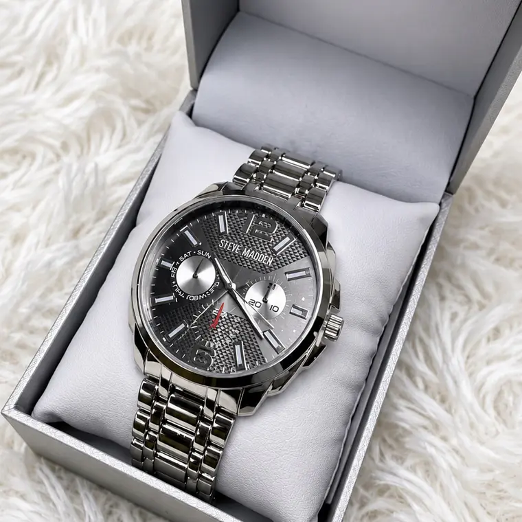 Reloj Steve Madde plateado   1
