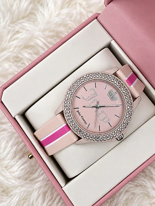 Reloj Juicy Couture Rosa Brillo 