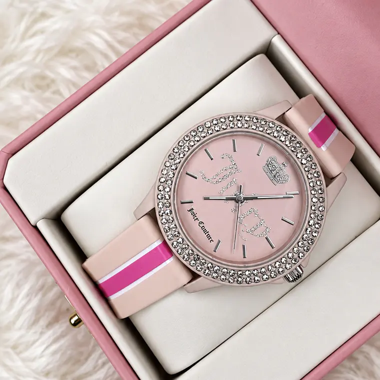 Reloj Juicy Couture Rosa Brillo  1