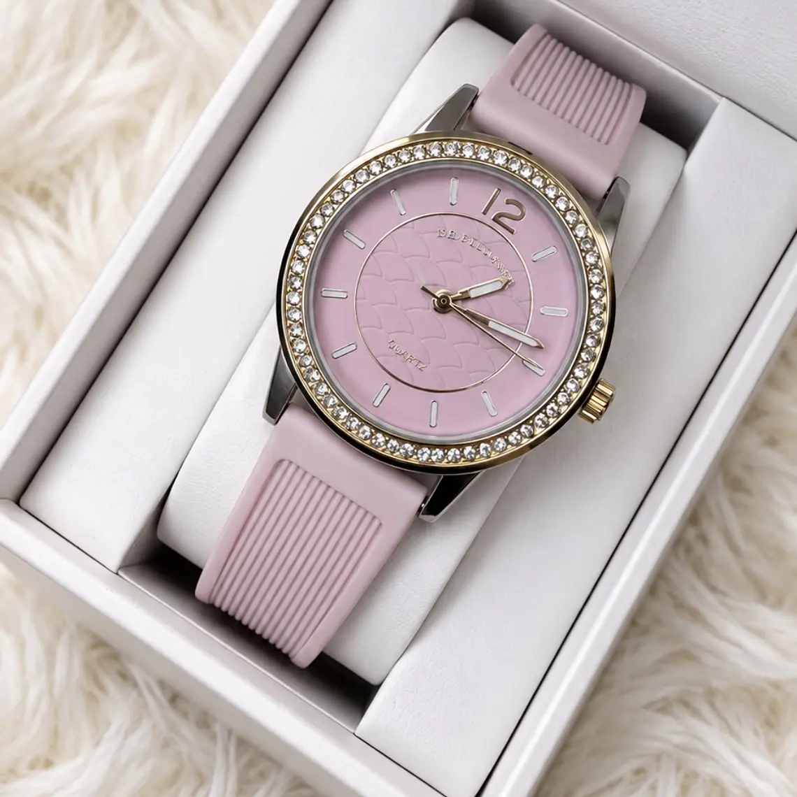Reloj Polo Rosa/Brillo  1