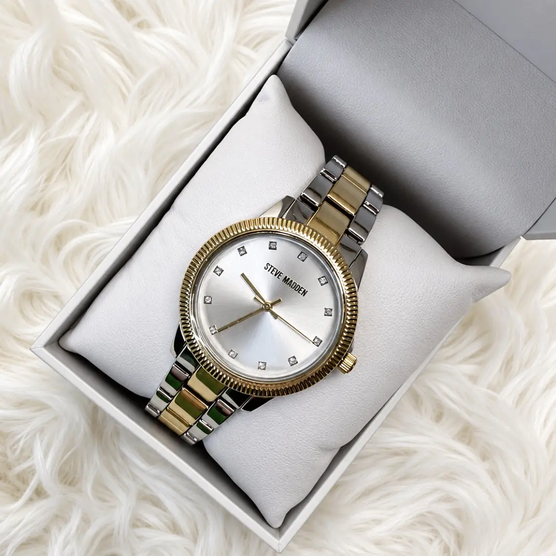 Reloj Steve Madden Plateado/Dorado  1