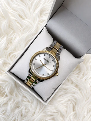 Reloj Steve Madden Plateado/Dorado 