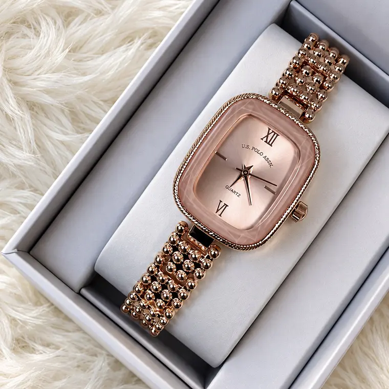Reloj Polo Bronce Rosa  1