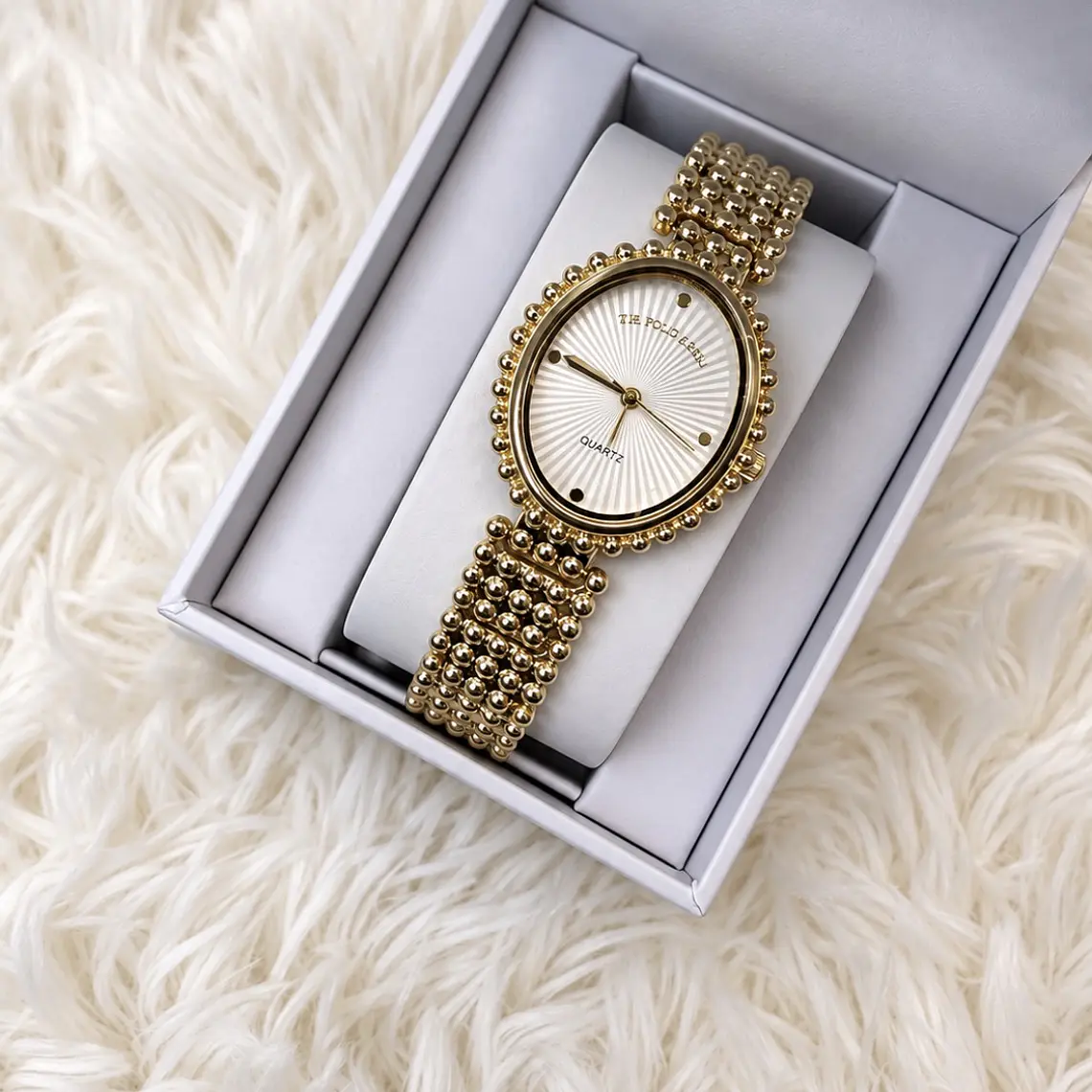 Reloj Polo Dorado 1