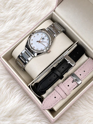Reloj Polo + Correas 