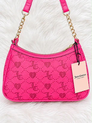 Cartera de hombro Juicy Couture Fucsia 