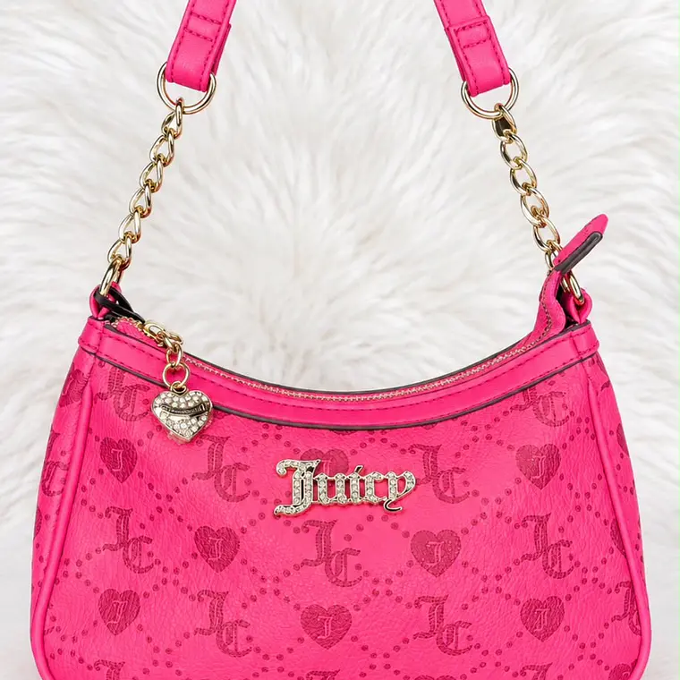 Cartera de hombro Juicy Couture Fucsia  1