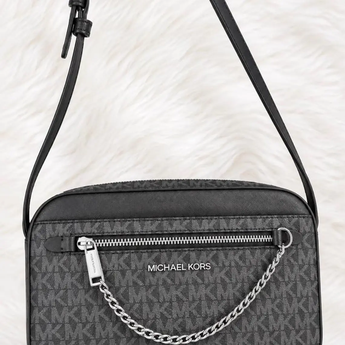 Crossbody Michael Kors Negro Cadena  1