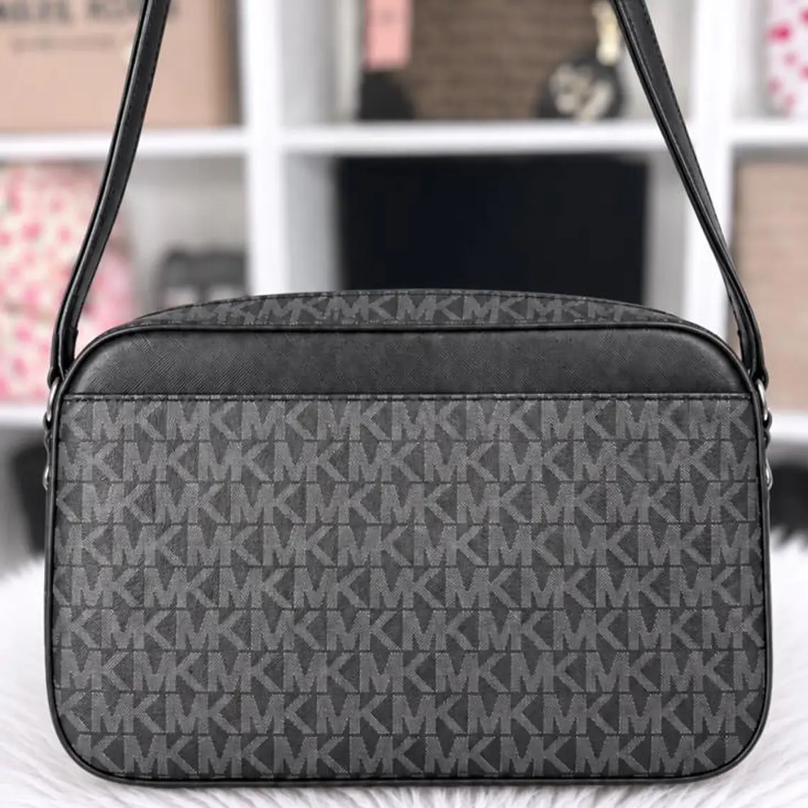 Crossbody Michael Kors Negro Cadena  2