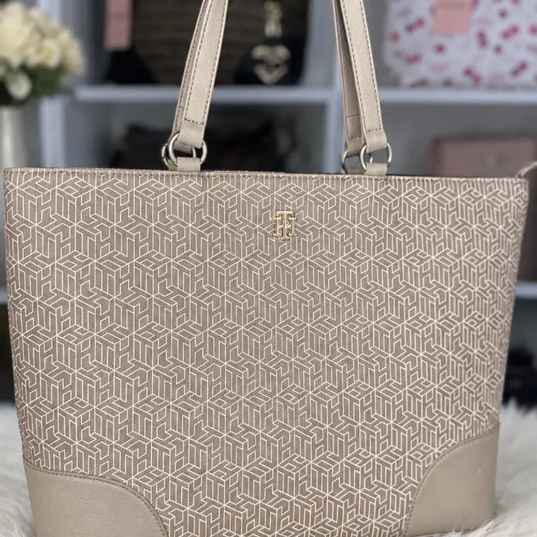 Tote Tommy Hilfiger Beige  1