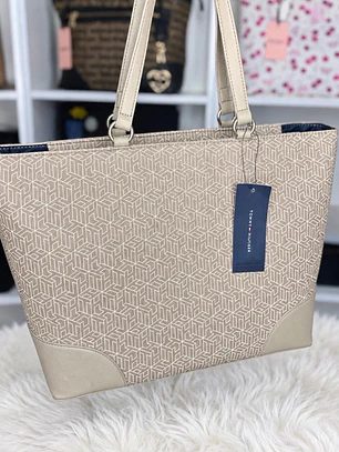 Tote Tommy Hilfiger Beige 
