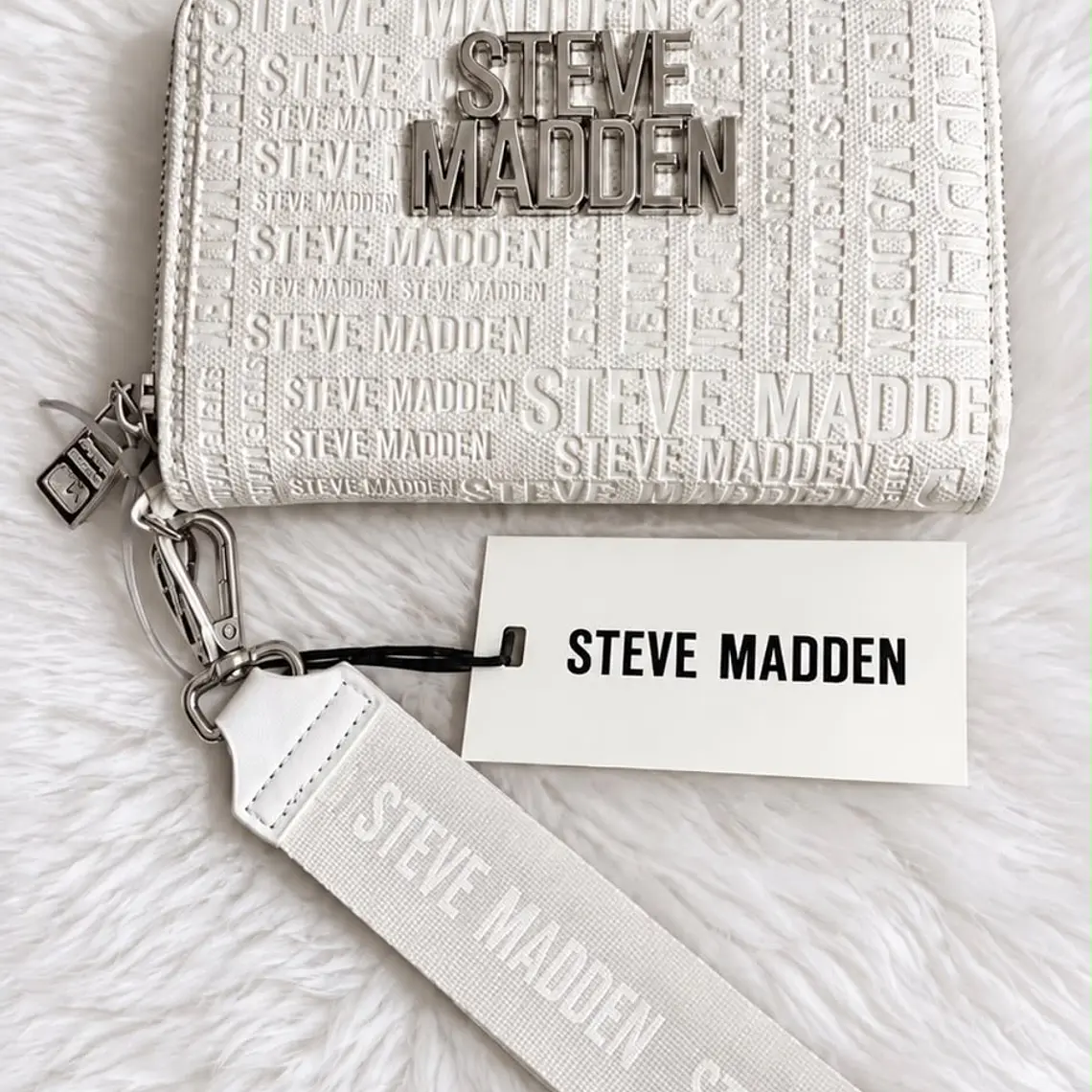 Billetera Steve Madden Blanca  1