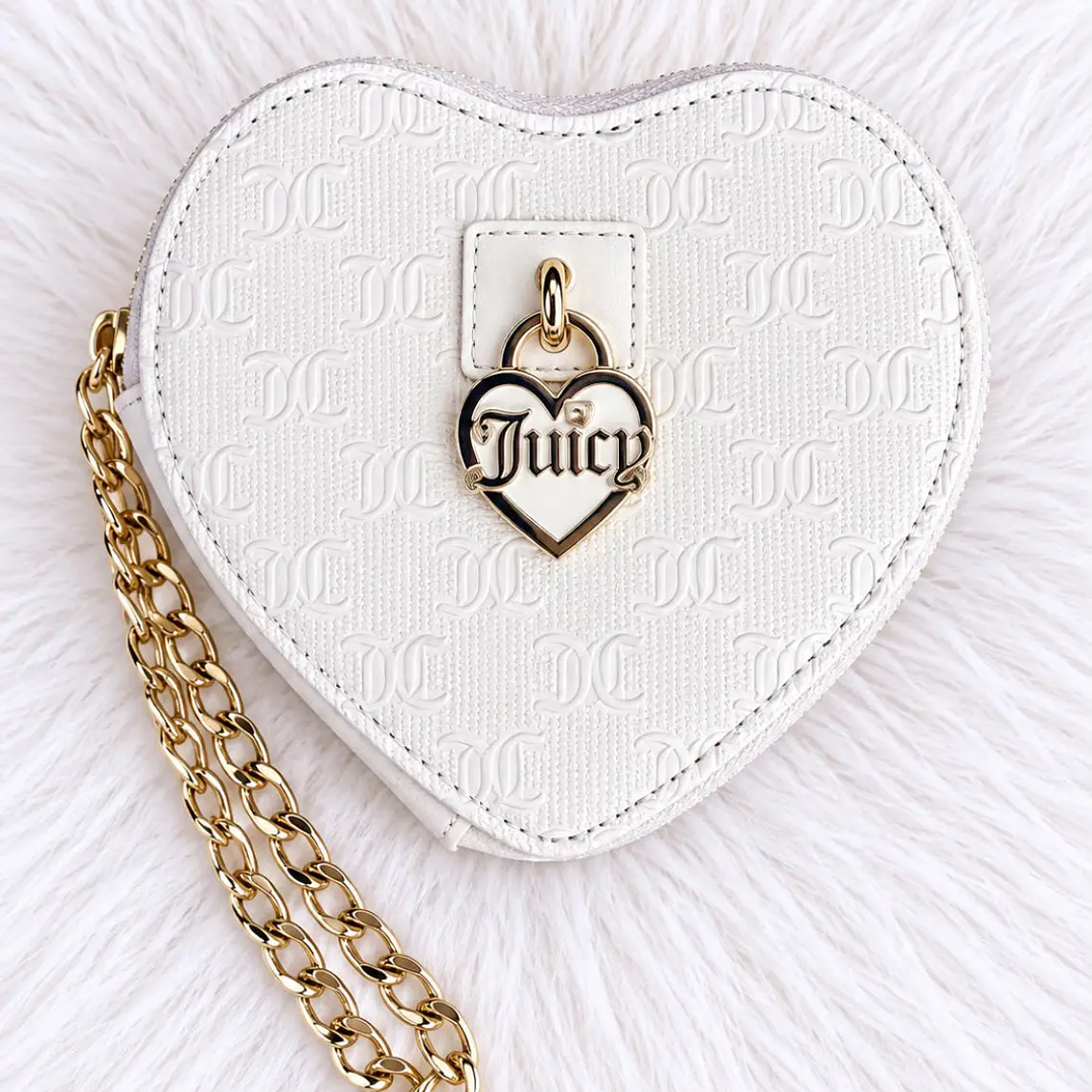 Monedero Corazón Juicy Couture Blanco  1