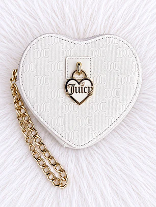 Monedero Corazón Juicy Couture Blanco 