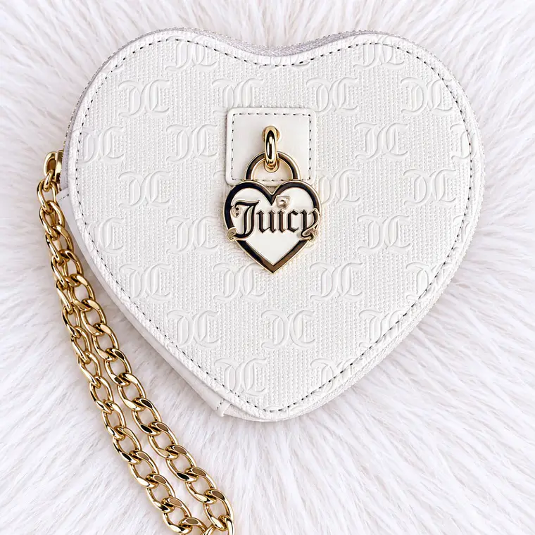 Monedero Corazón Juicy Couture Blanco  1
