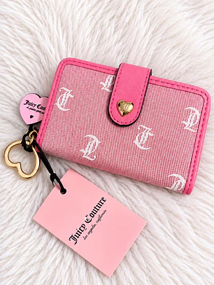 Tarjetero Juicy Couture Rosa 